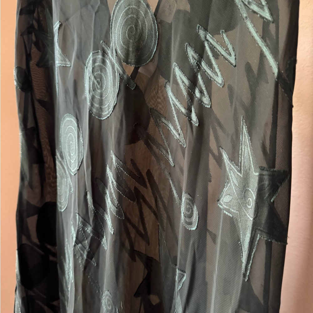 Vintage Victoria’s Secret gold label Sheer green Sleeveless slip Dress - Picture 4 of 9